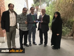 برگزاری مراسم معارفه معاون محترم هماهنگی جناب آقای دکتر علی دلیر در مرکزآموزش عالی شهدای مکه 4