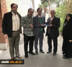 برگزاری مراسم معارفه معاون محترم هماهنگی جناب آقای دکتر علی دلیر در مرکزآموزش عالی شهدای مکه 4