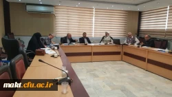 برگزاری اولین نشست شورای مرکز هم اندیشی اساتید و نخبگان دانشگاهی دانشگاه فرهنگیان با حضور اعضاءمدعوین در مرکزآموزش عالی پردیس شهید چمران برگزار شد 4