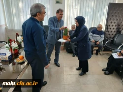 تقدیر و تشکر به مناسبت روز زن از همکاران خانم مرکزشهدای مکه 2