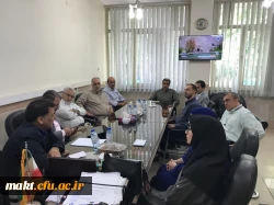جلسه کارگروه مشورتی با هدف طراحی سردر جدید دانشگاه فرهنگیان در مرکزآموزش عالی شهدای مکه 5