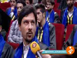 پوشش رسانه ای شبکه خبر از جشن دانش آموختگی دانشجومعلمان شهدای مکه  2